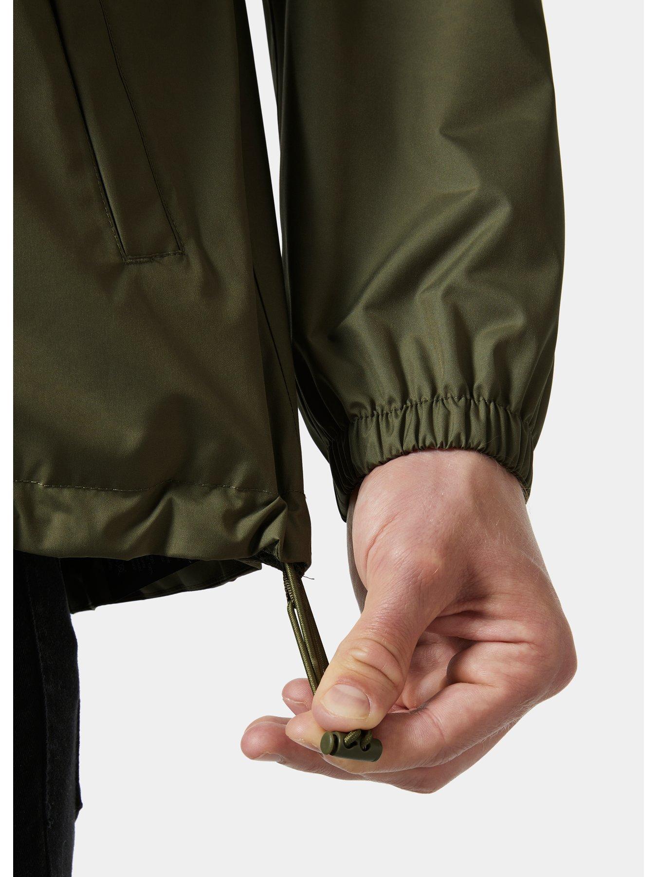 Image 4 of 6 of Helly Hansen Mens Vancouver Rain Jacket - Green