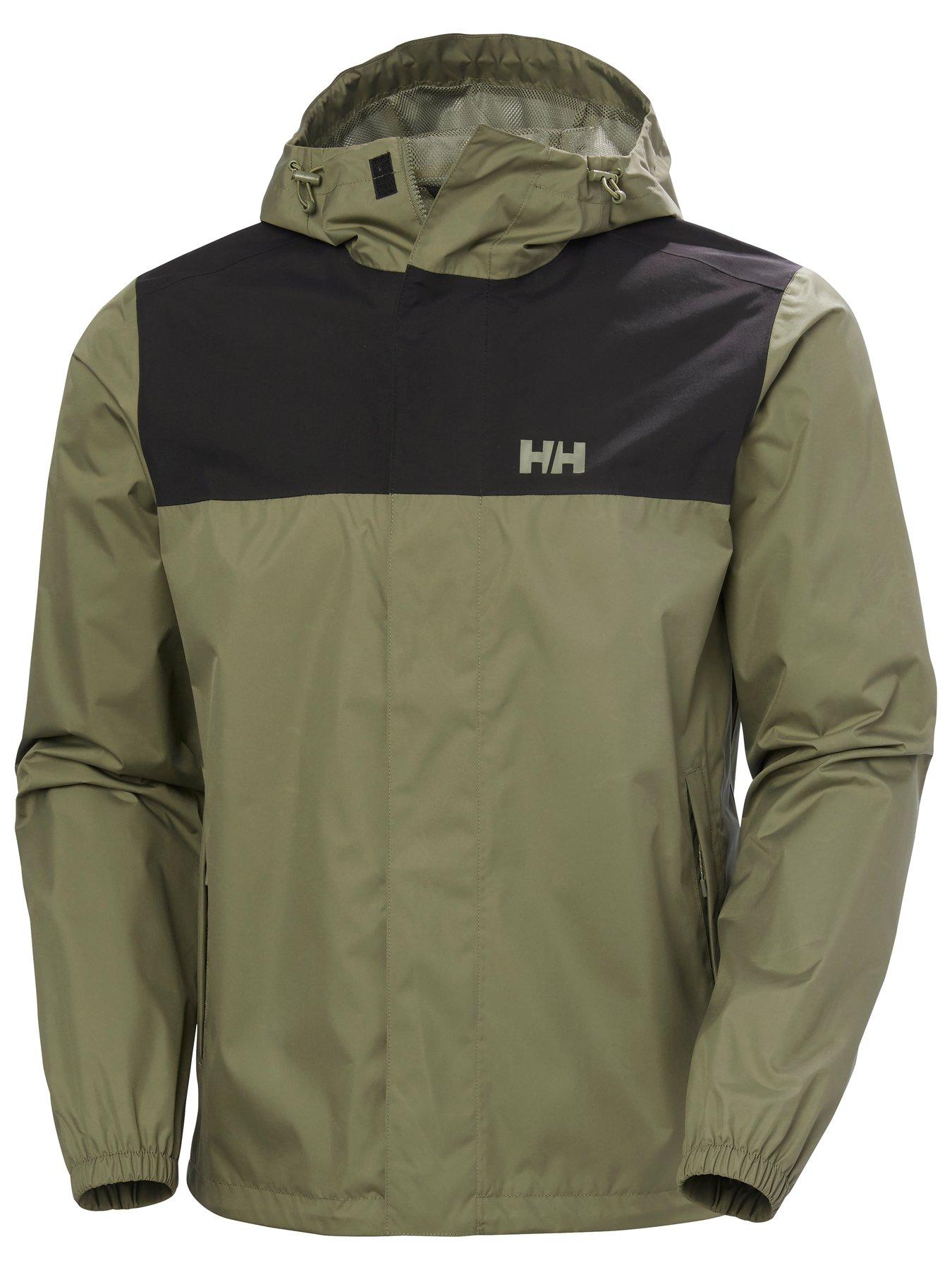 Image 5 of 6 of Helly Hansen Mens Vancouver Rain Jacket - Green