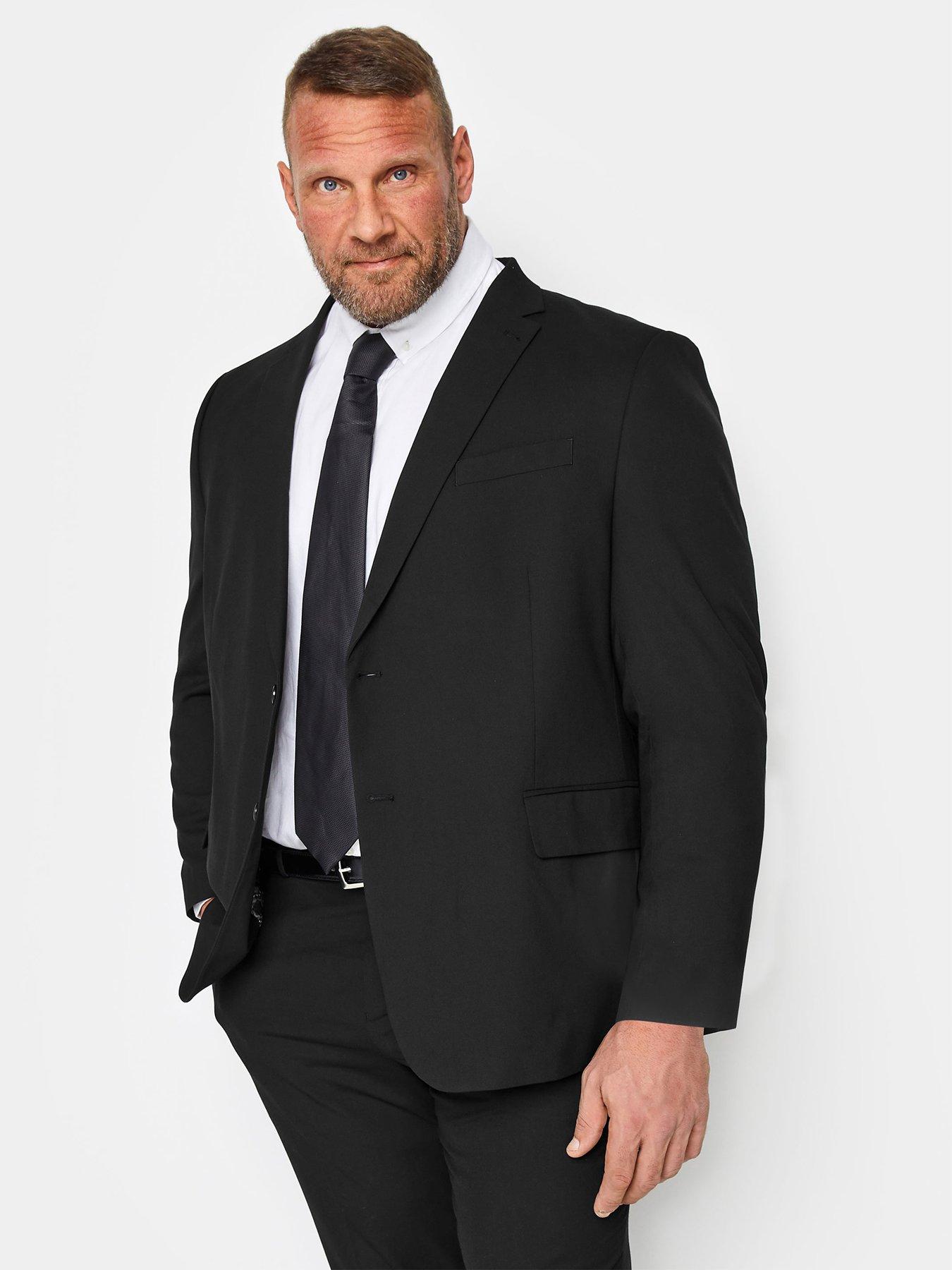 Image 1 of 2 of BadRhino Plain Suit Jacket - Black