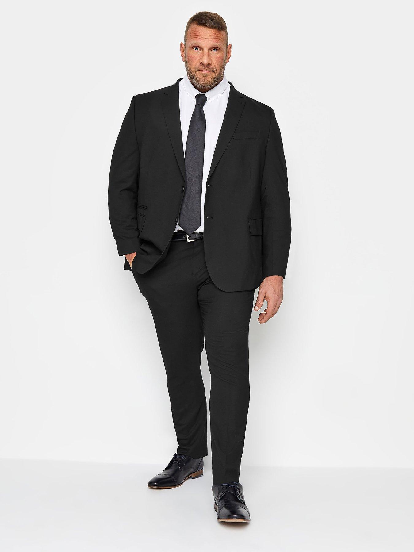 Image 2 of 2 of BadRhino Plain Suit Jacket - Black
