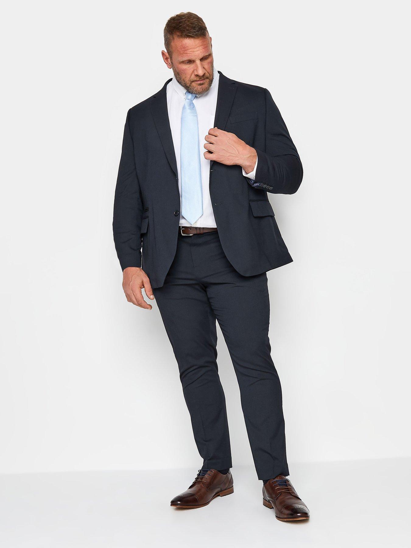 Image 2 of 2 of BadRhino Plain Suit Jacket - Blue