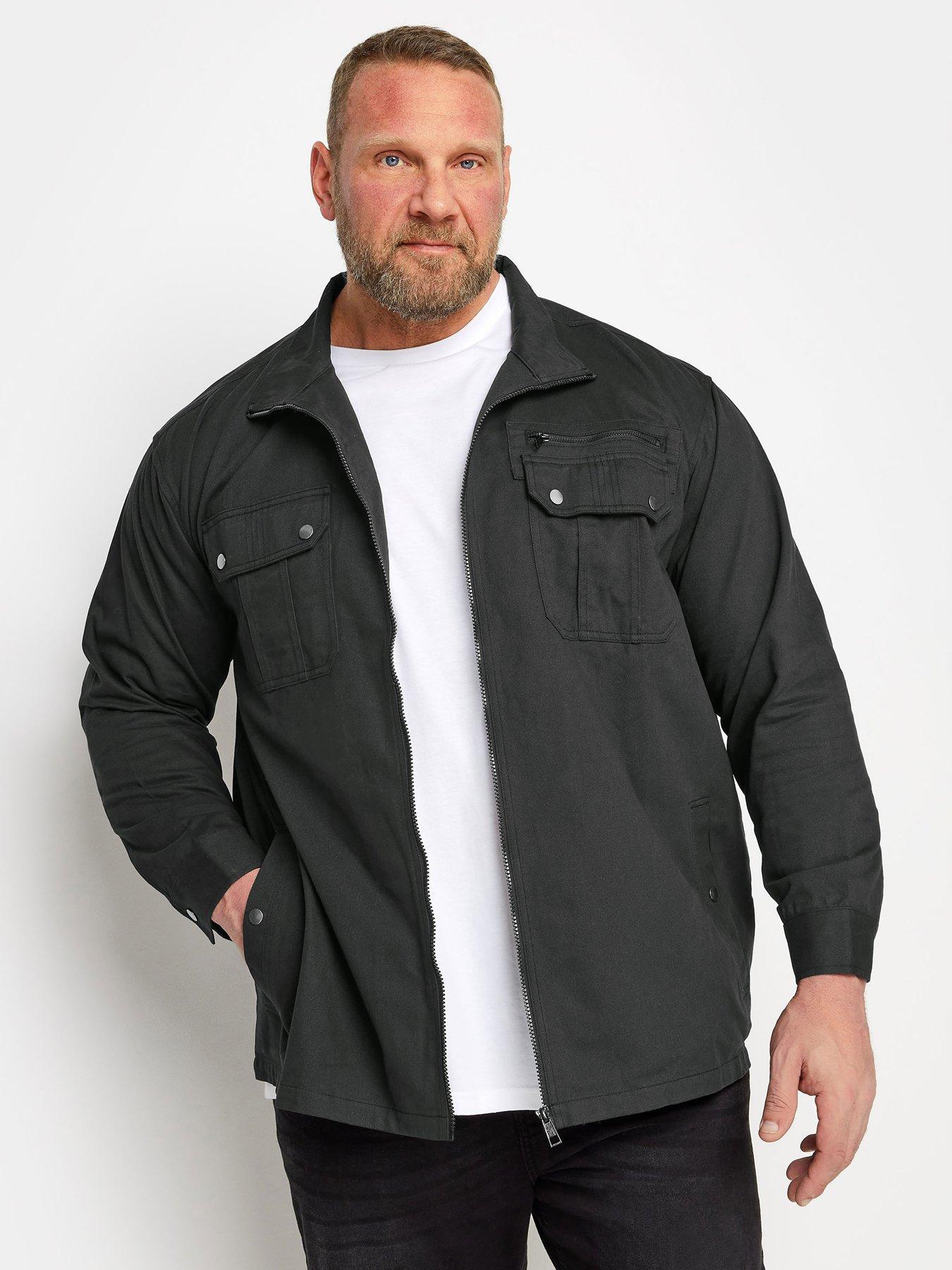 Image 1 of 1 of BadRhino Black Zip Thru Jacket - Black