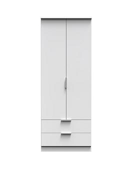 Product photograph of Swift Adair Ready Assembled 2 Door 2 Drawer Wardrobe from very.co.uk