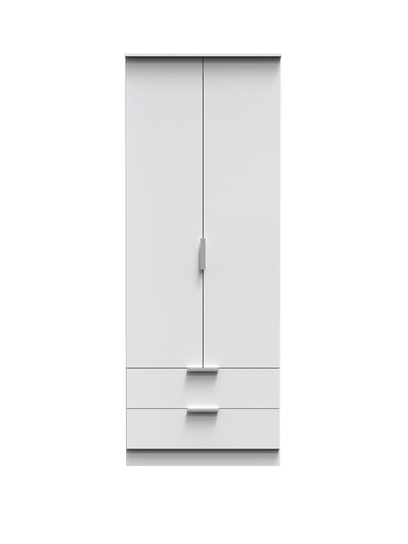 undefined Adair Ready Assembled 2 Door 2 Drawer Wardrobe