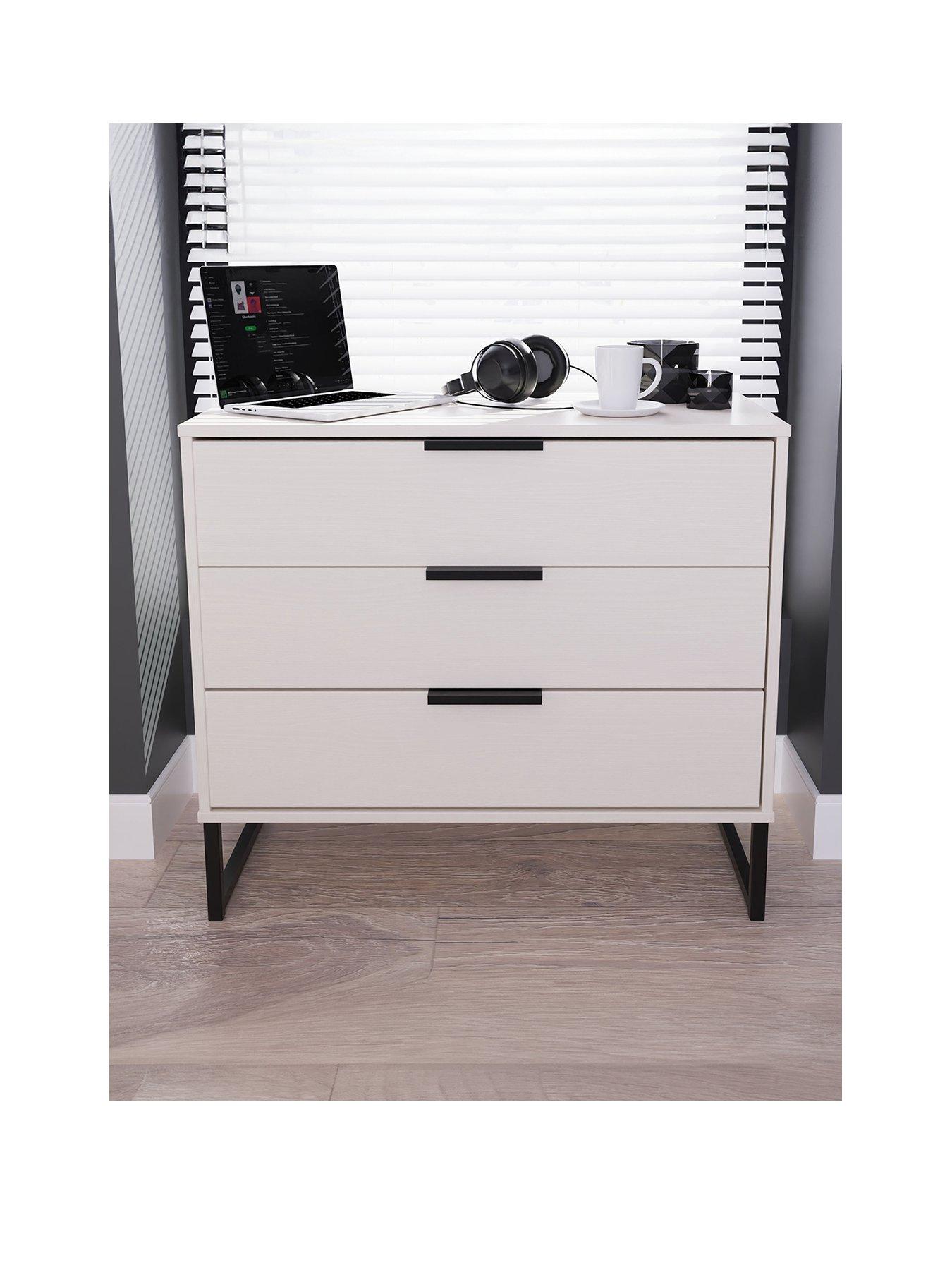 undefined Emerson Ready Assembled 3 Drawer Chest
