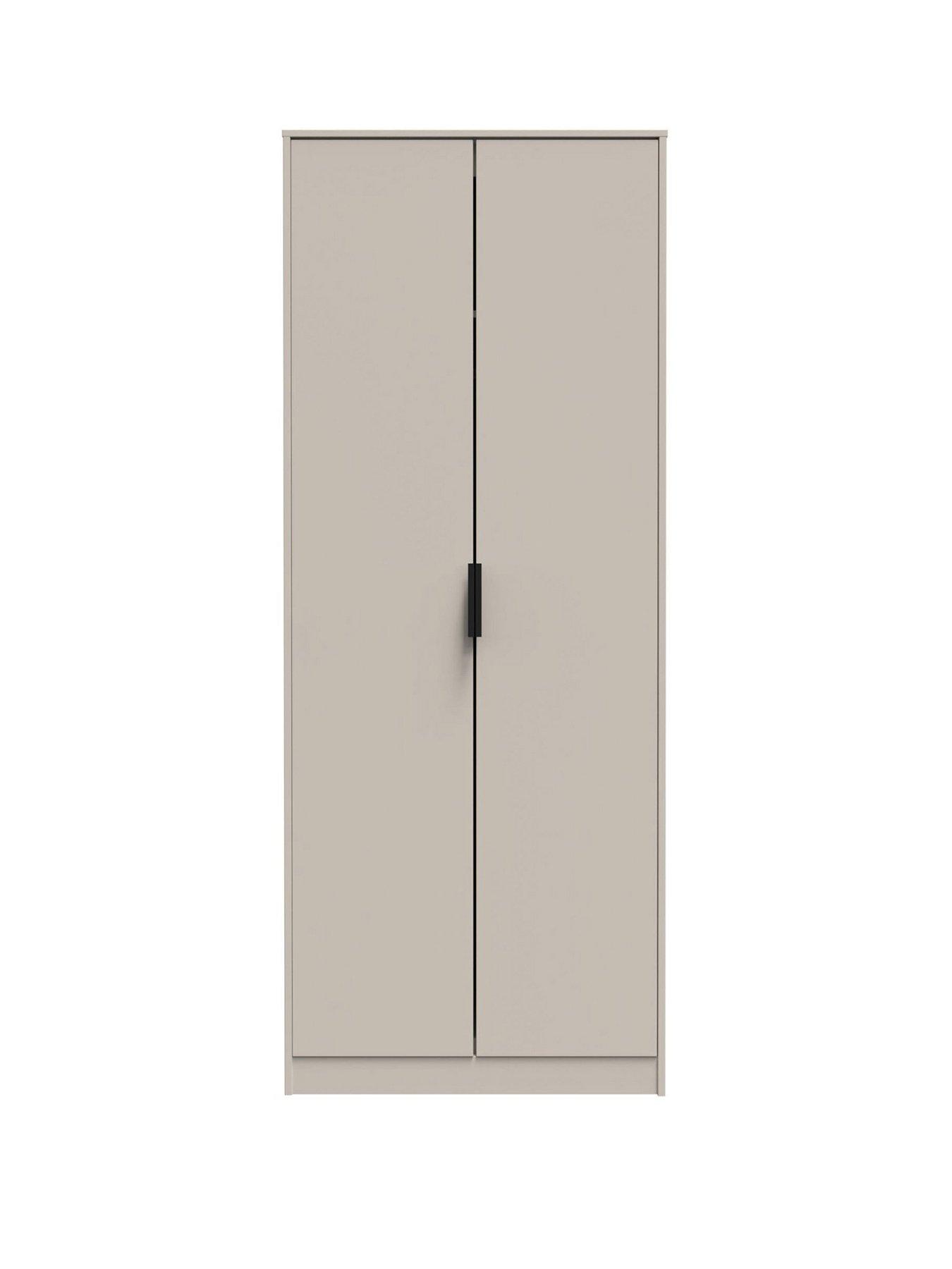undefined Emerson Ready Assembled 2 Door Wardrobe