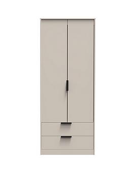 Product photograph of Swift Emerson Ready Assembled 2 Door 2 Drawer Wardrobe from very.co.uk