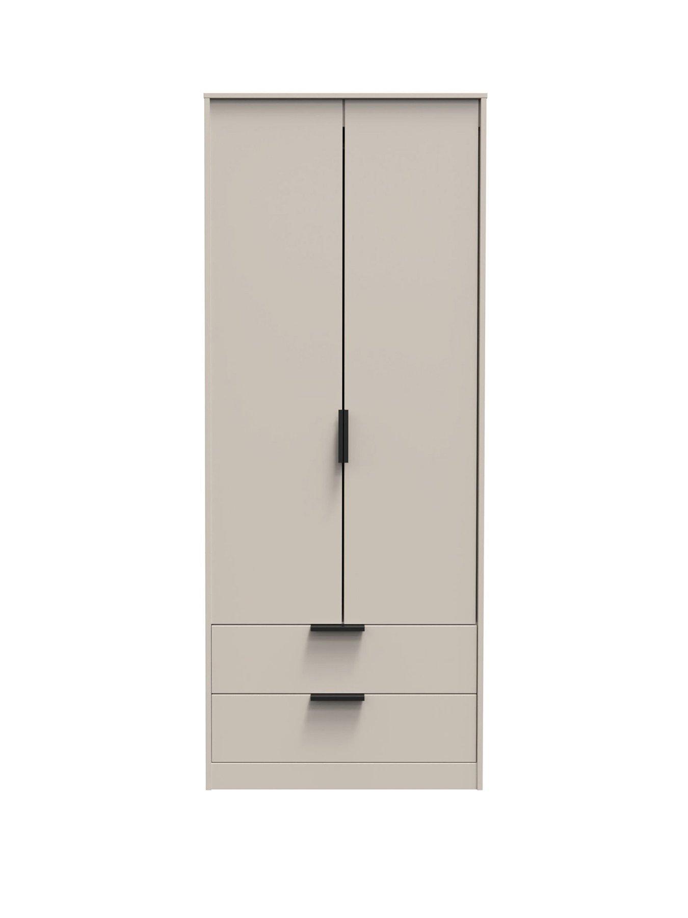 SWIFT Emerson Ready Assembled 2 Door 2 Drawer Wardrobe