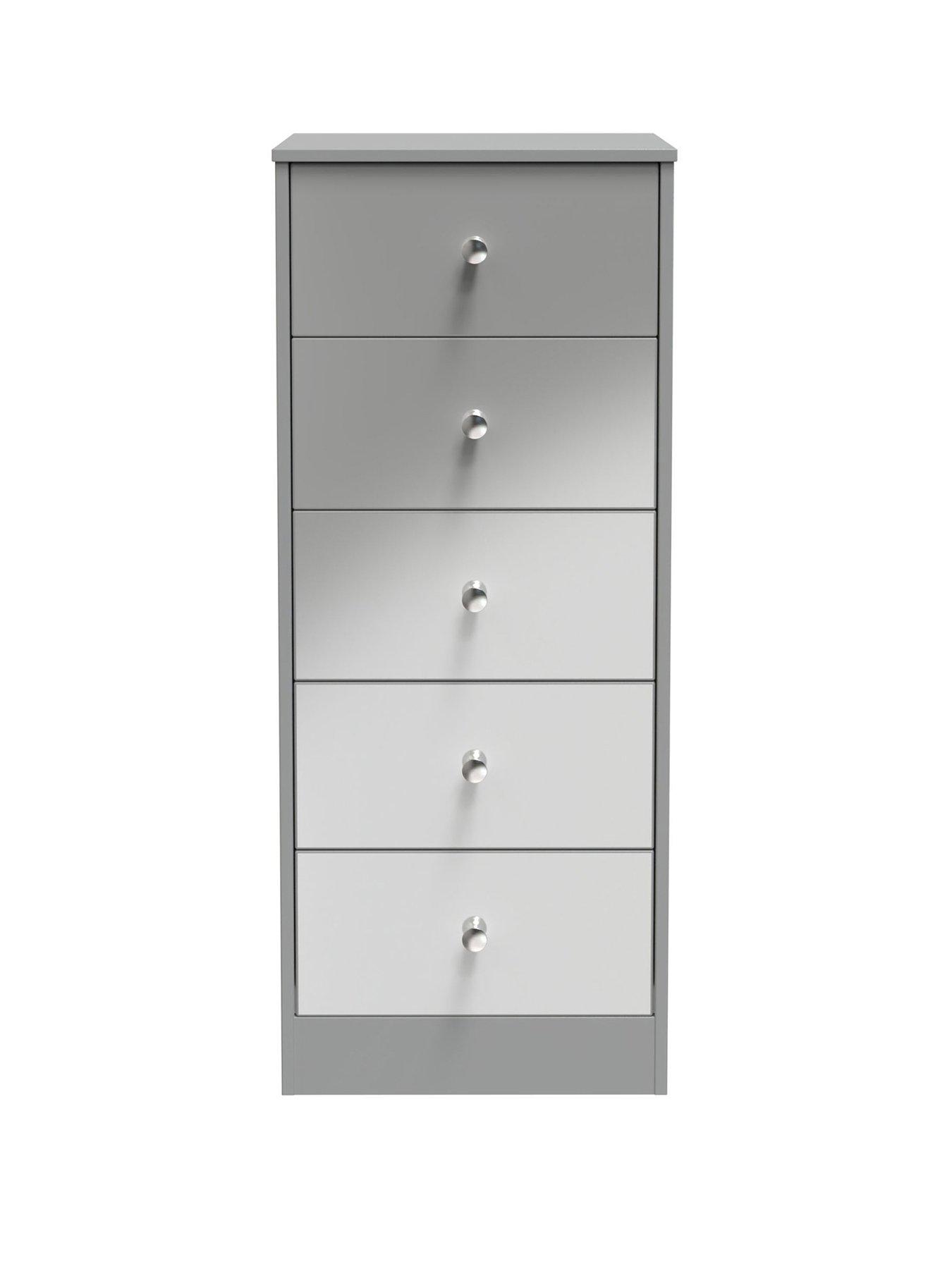 Product photograph of Swift Verity Ready Assembled 5 Drawer Tallboy from very.co.uk