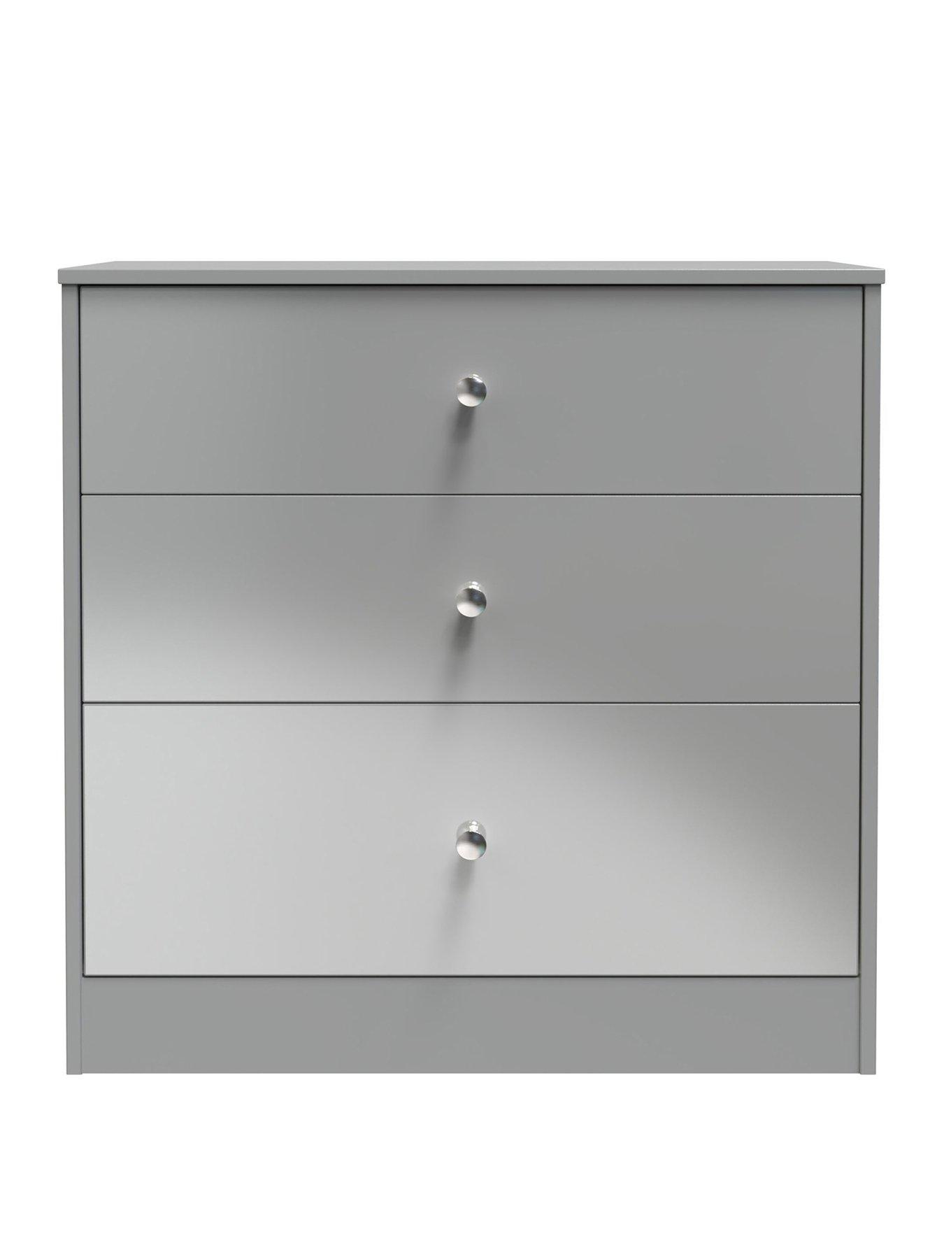 Product photograph of Swift Verity Ready Assembled 3 Drawer Deep Chest from very.co.uk