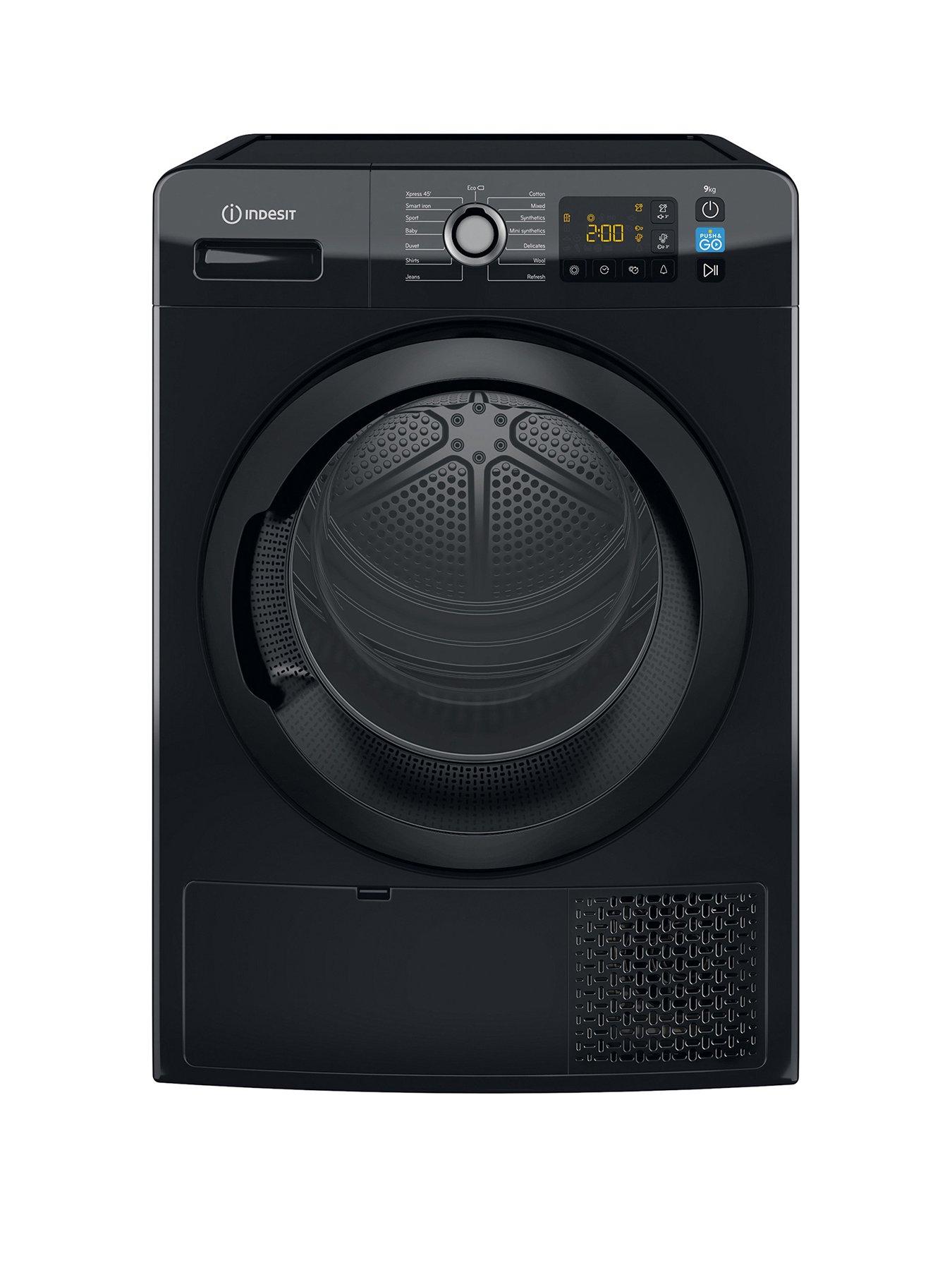 undefined YTM1192BX 9kg Heat Pump Freestanding Tumble Dryer - Black