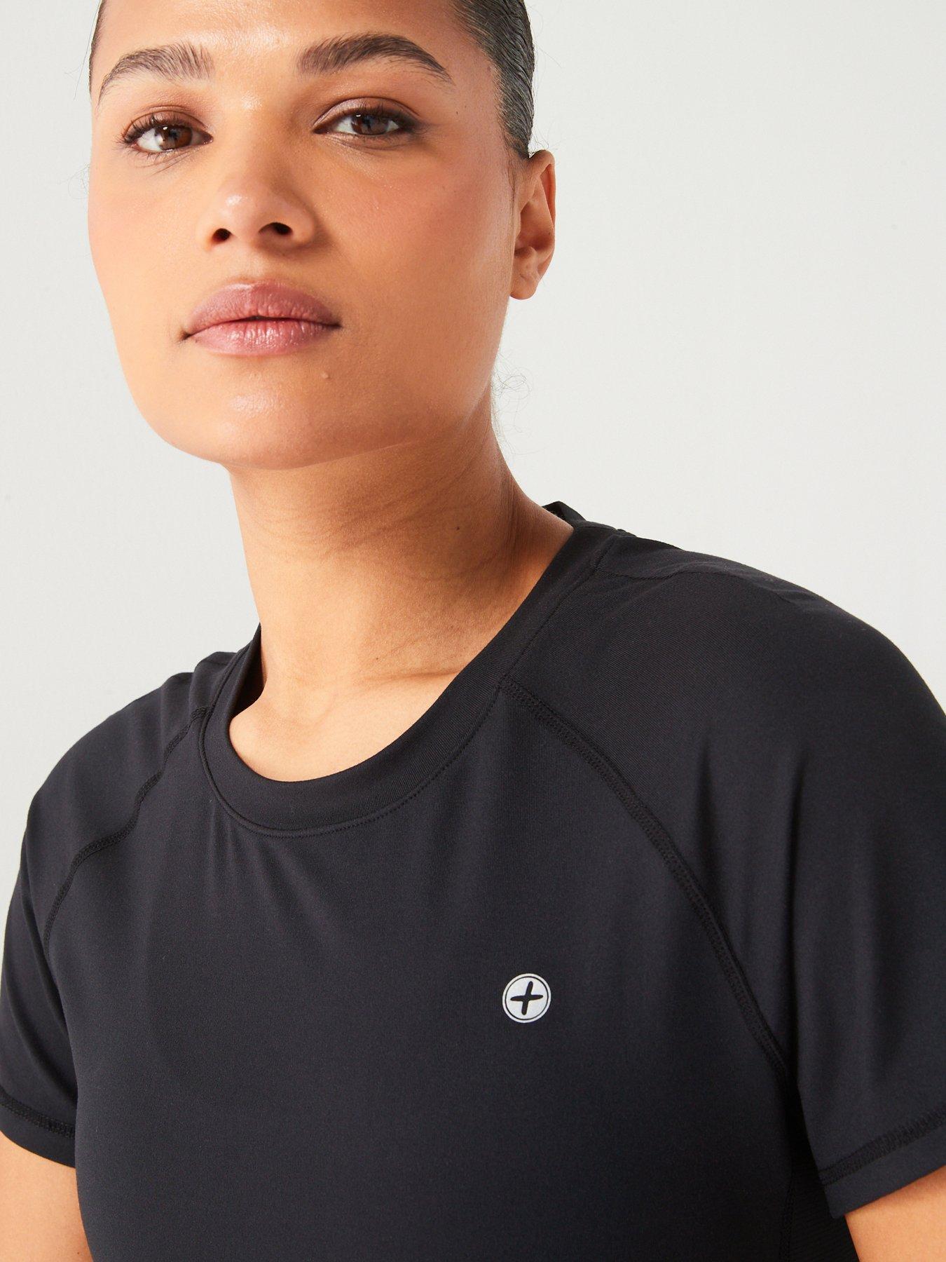 Image 4 of 5 of Gym + Coffee Women's Training Relentless Tee - Black
