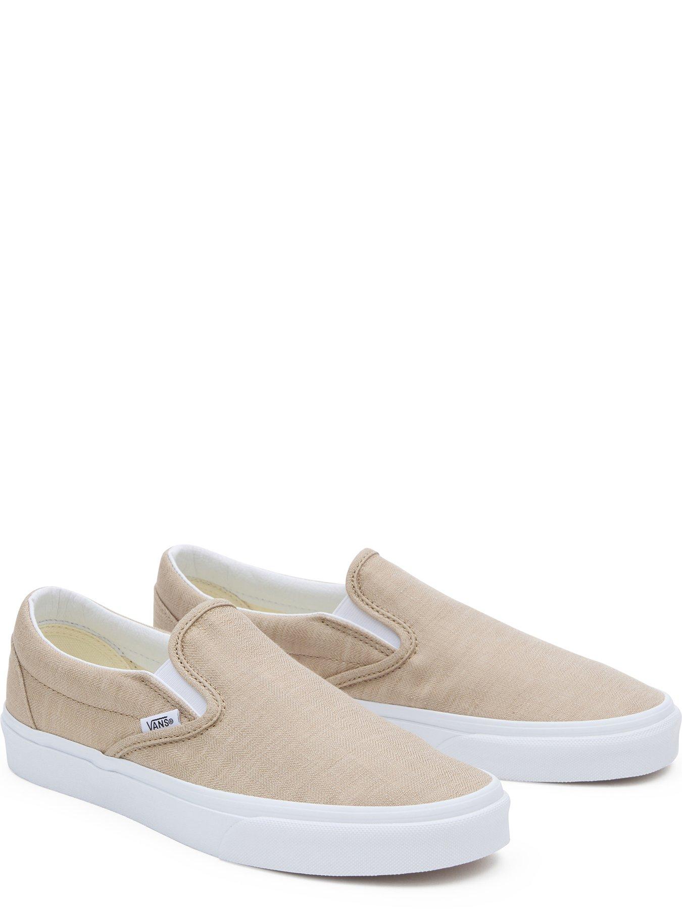 Mens Classic Slip On Trainers Off White