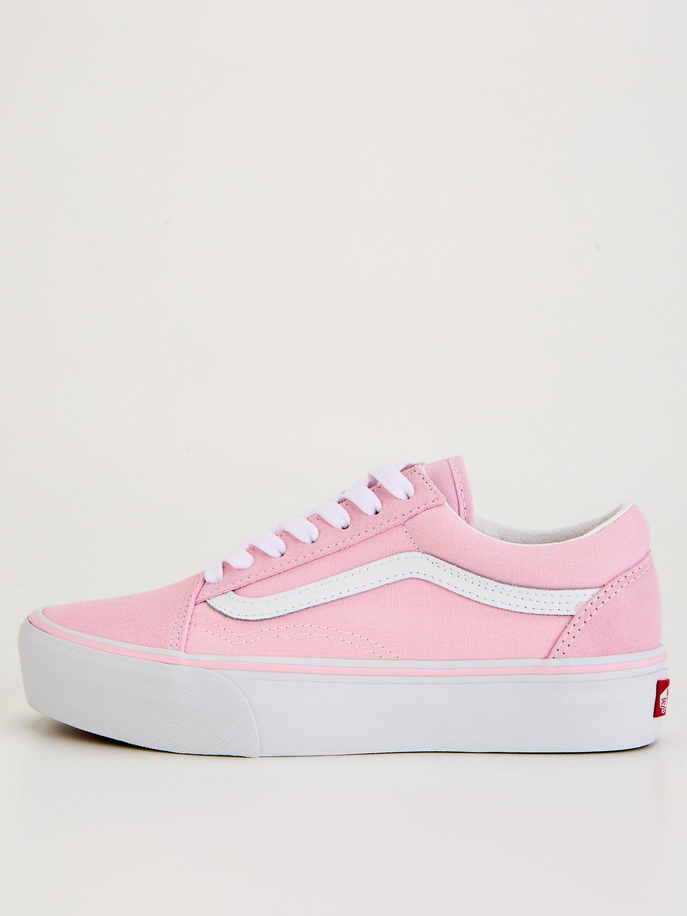 Vans Womens Classic Slip on Platform Trainers Pink Very