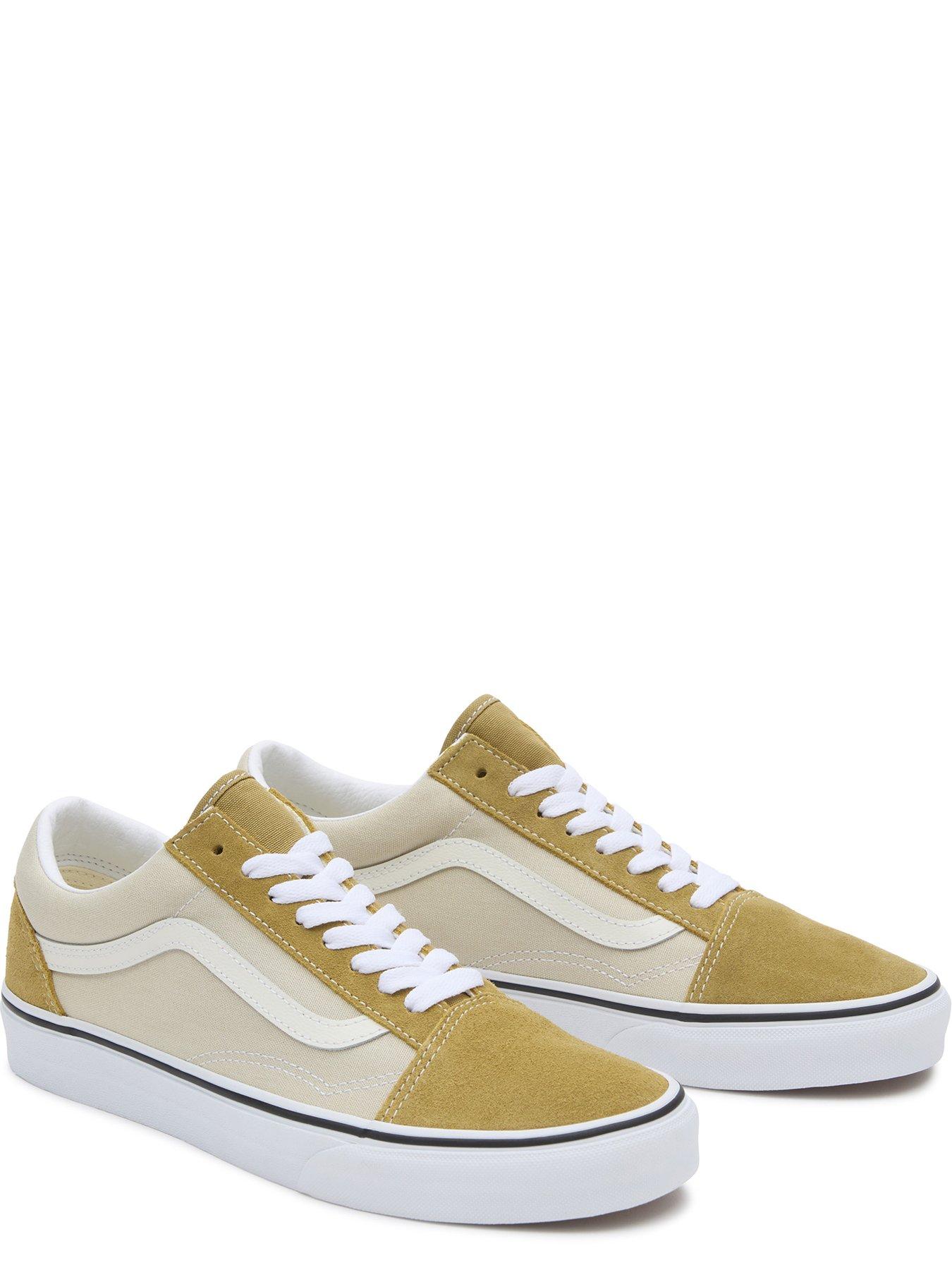 Cream old school store vans