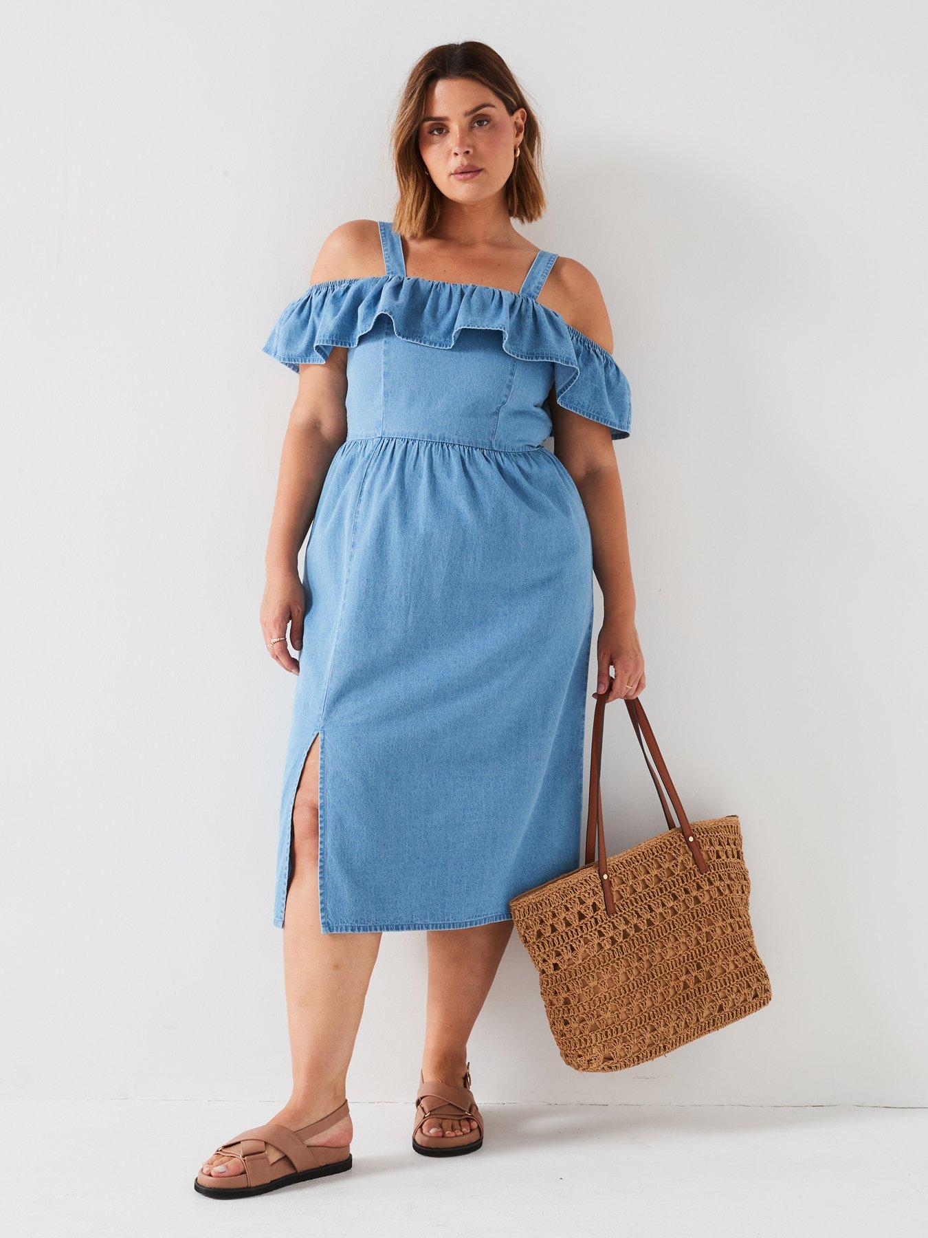 Casual bardot dress sale