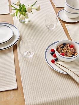 Product photograph of Very Home Striped Table Runner from very.co.uk