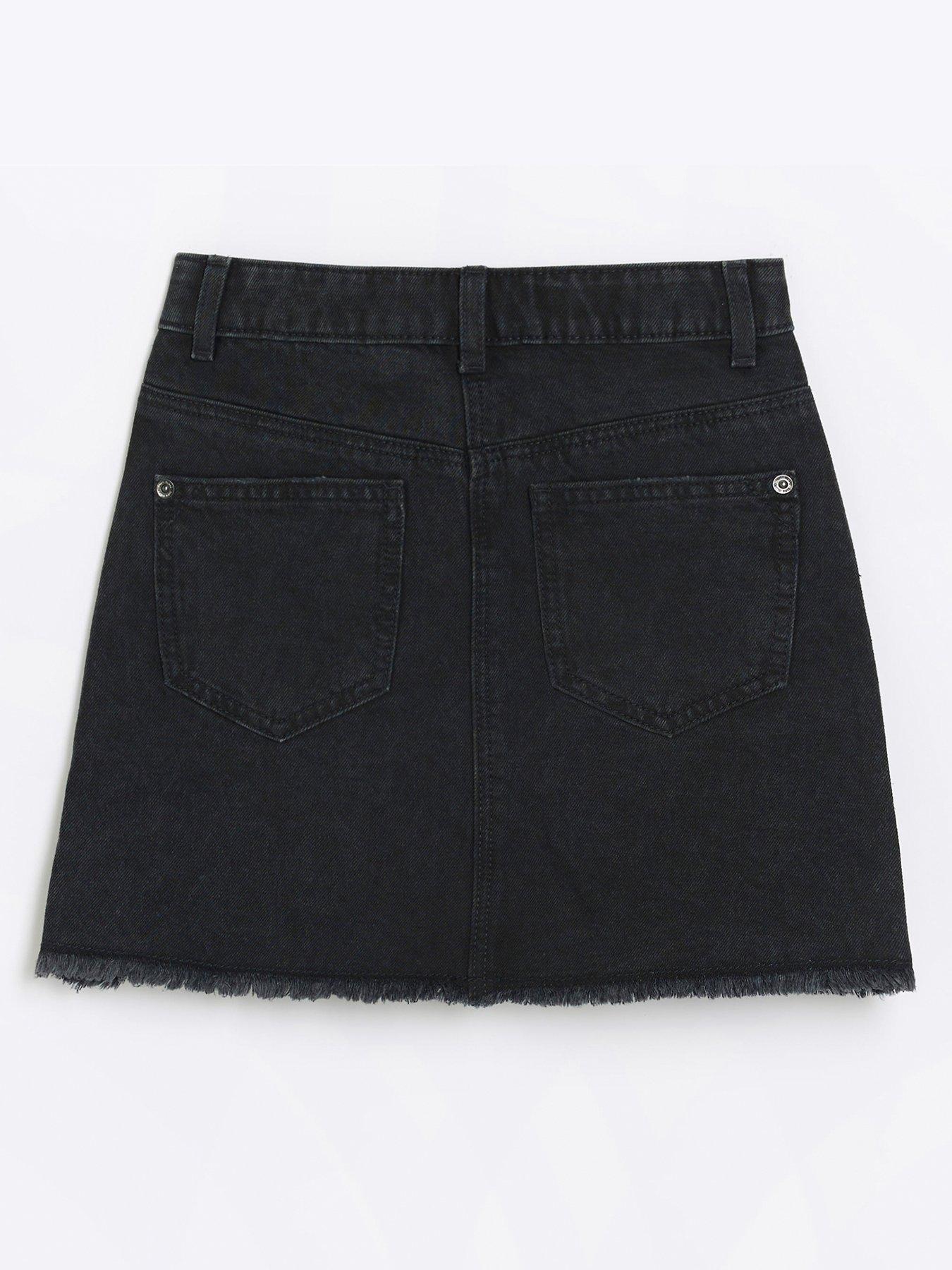 Denim mini outlet skirt river island