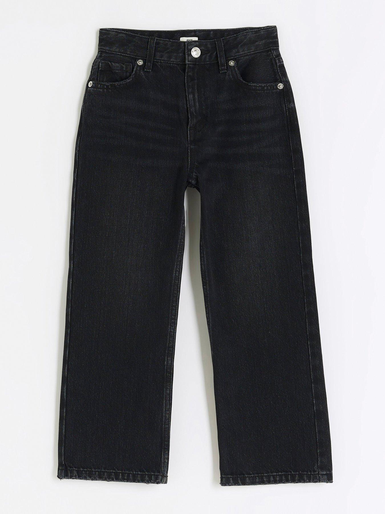 Girl black outlet jeans for sale