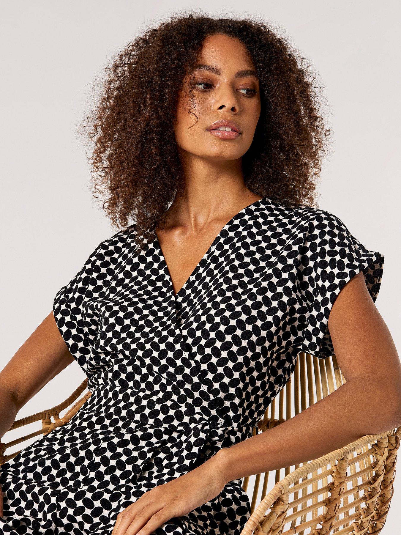 Egg Print Utility Culotte Jumpsuit