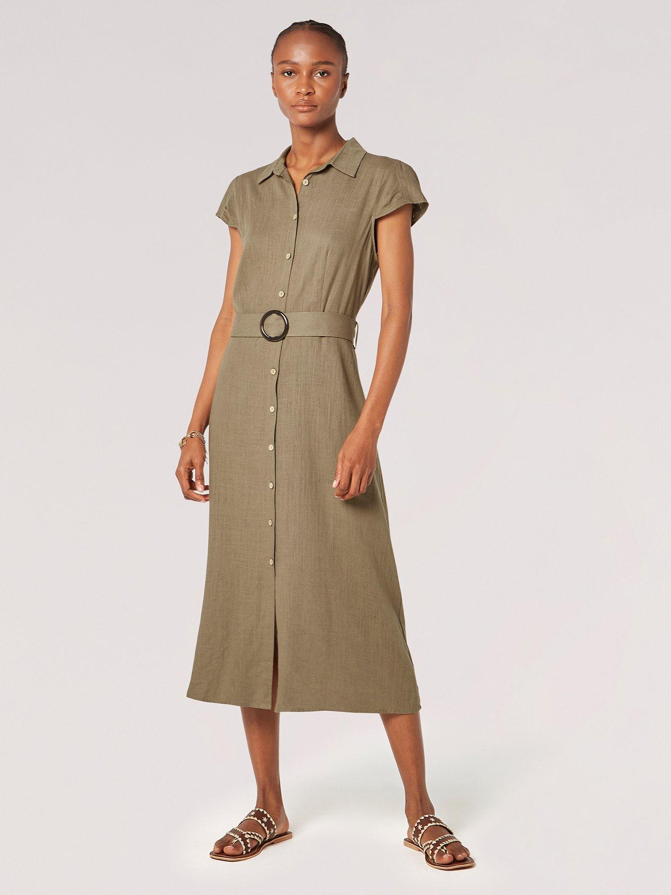Apricot green sale dress