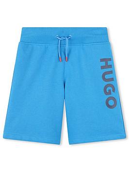 Hugo Boys Logo Jog Shorts - Electric Blue