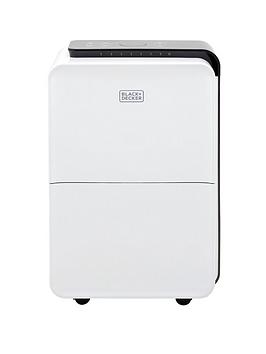 Product photograph of Black Decker 30l Dehumidifier 24 Hour Timer 4l Water Tank White Bxeh60008gb from very.co.uk