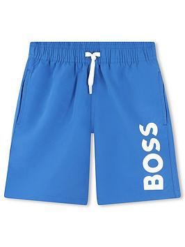 Boss Boys Logo Swim Shorts - Electric Blue
