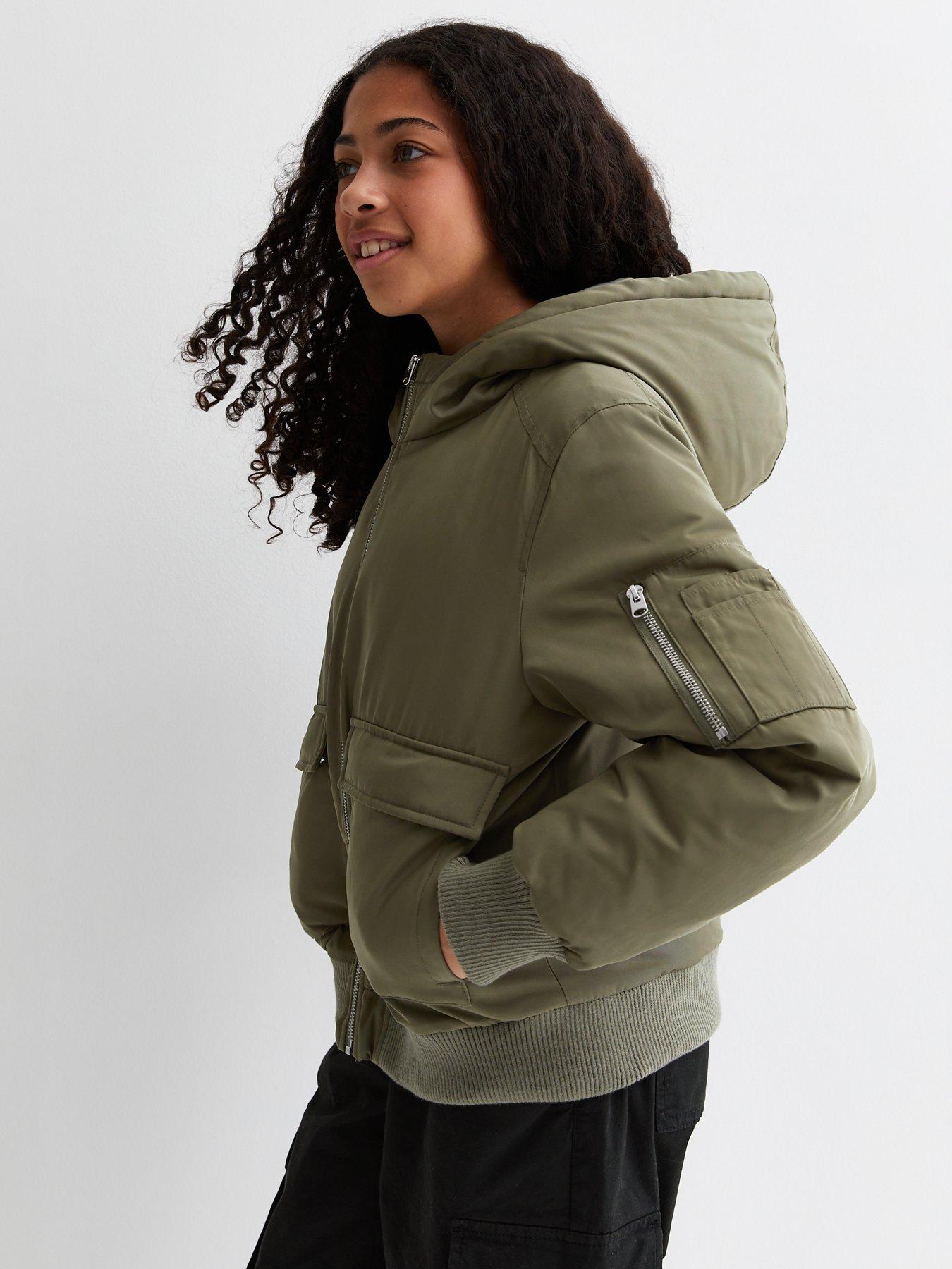 New look clearance girls bomber jacket