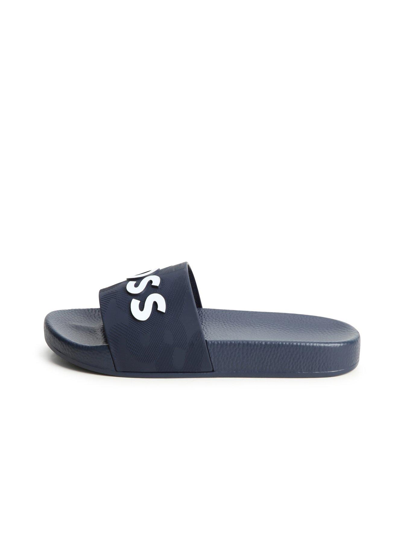 BOSS Boys Sliders - Navy | Very.co.uk