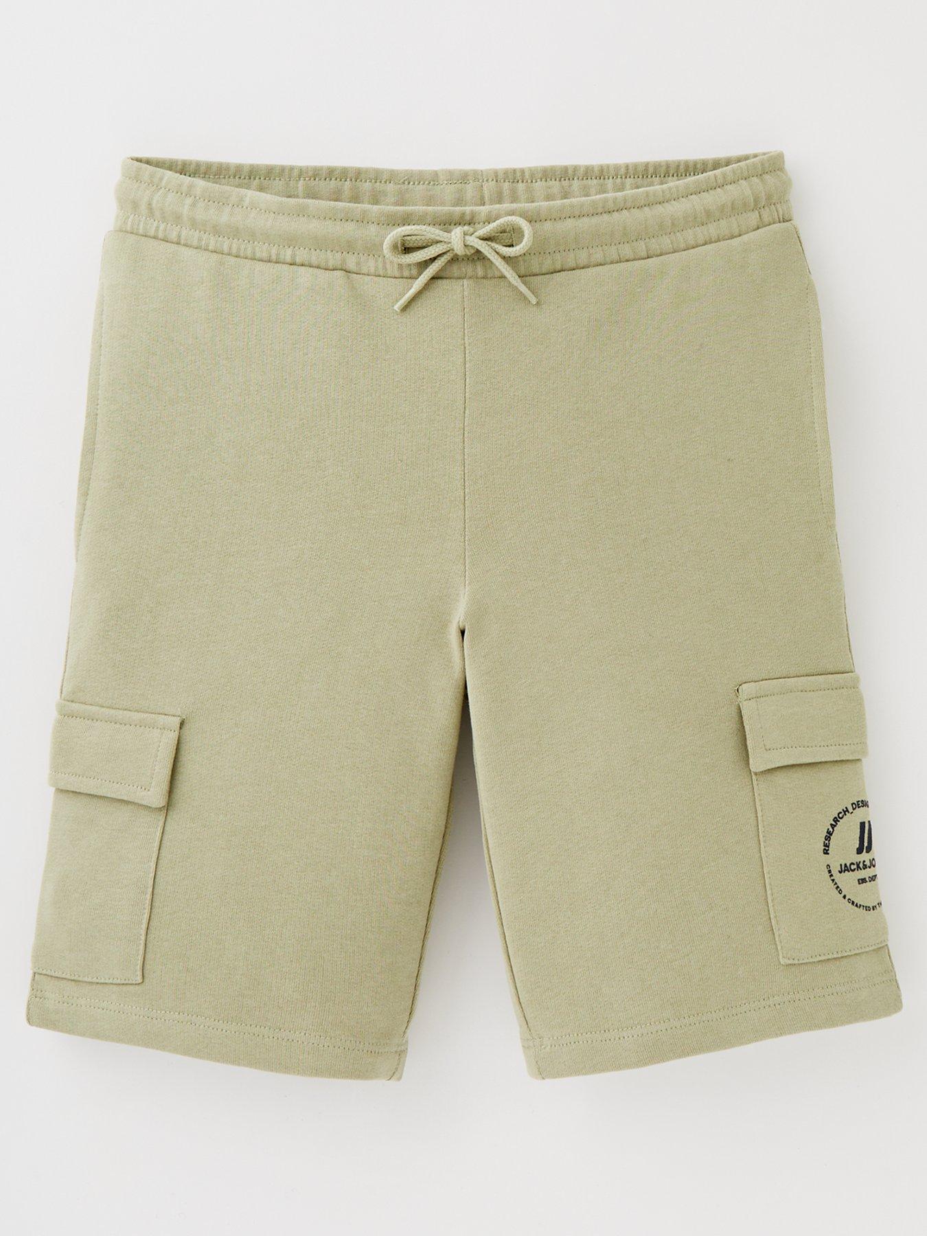 Cargo sweat shorts with pockets sale