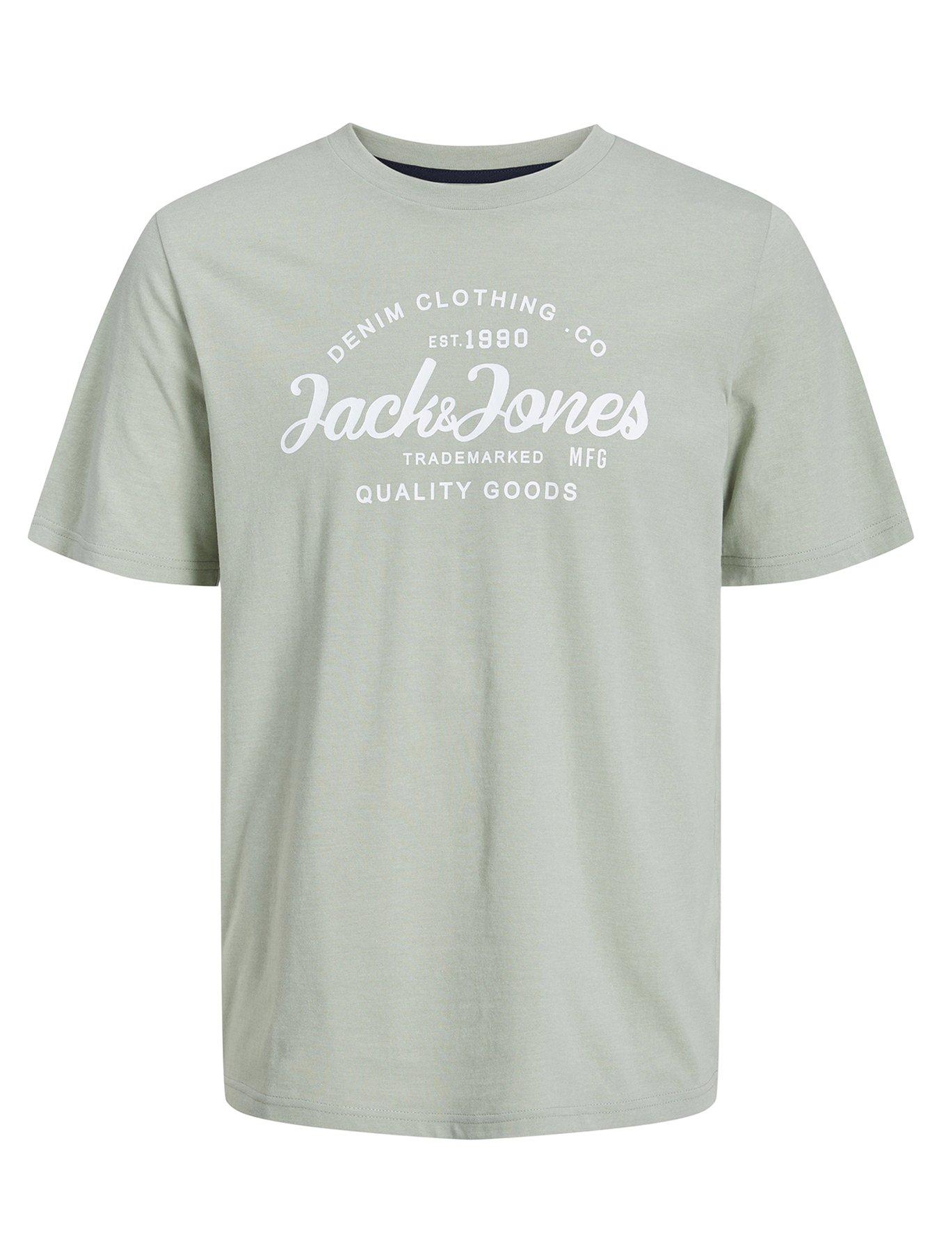 Image 2 of 3 of Jack & Jones Junior Boys Forest Short Sleeve T-shirt And Short Set - Desert Sage