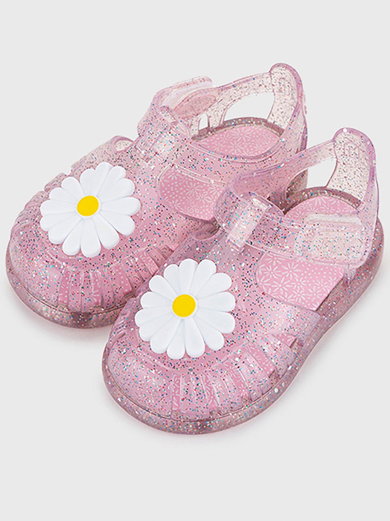 Igor Tobby Gloss Glitter Flower Jelly Sandal