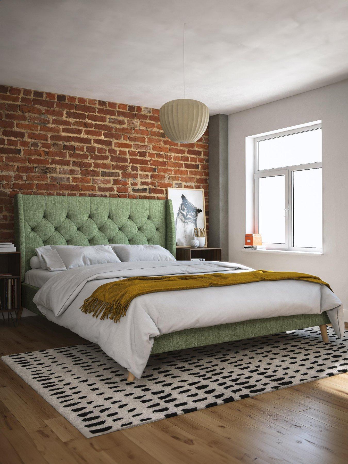 undefined Elena King Linen Bed
