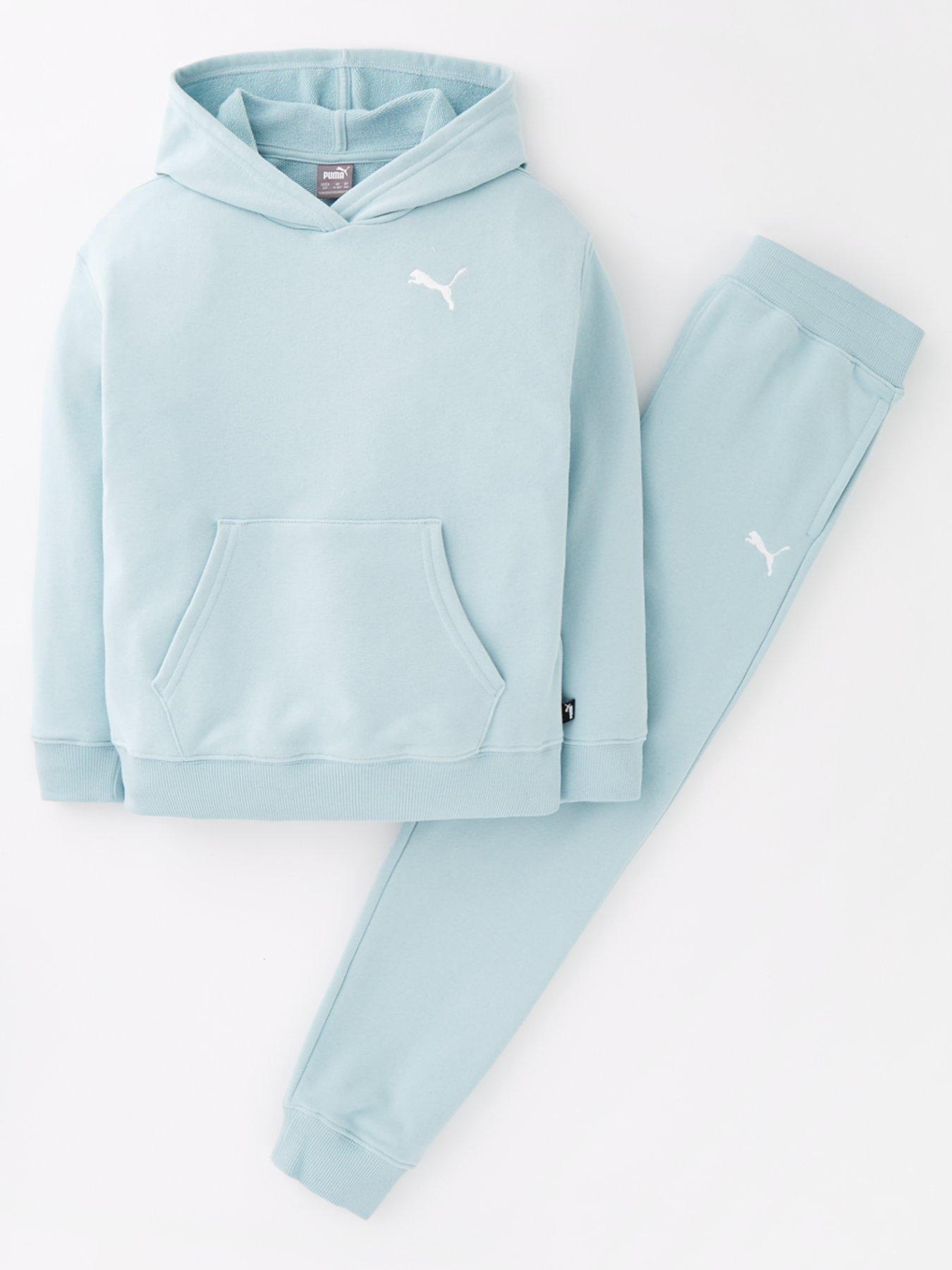 puma-girls-loungewear-suit-tr-turquoise