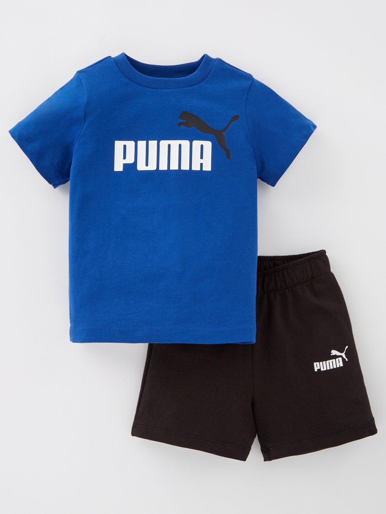 Puma shorts and t shirt set best sale