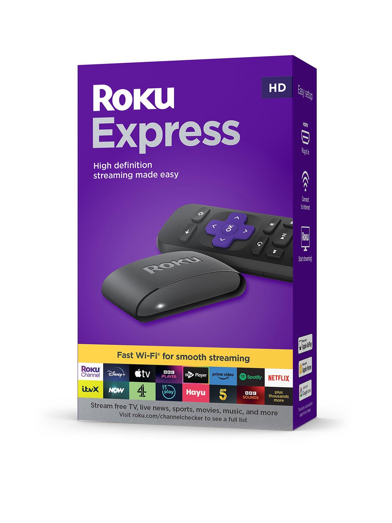 Stream Programs On Hayu Roku Express (2023) HD Streaming Device