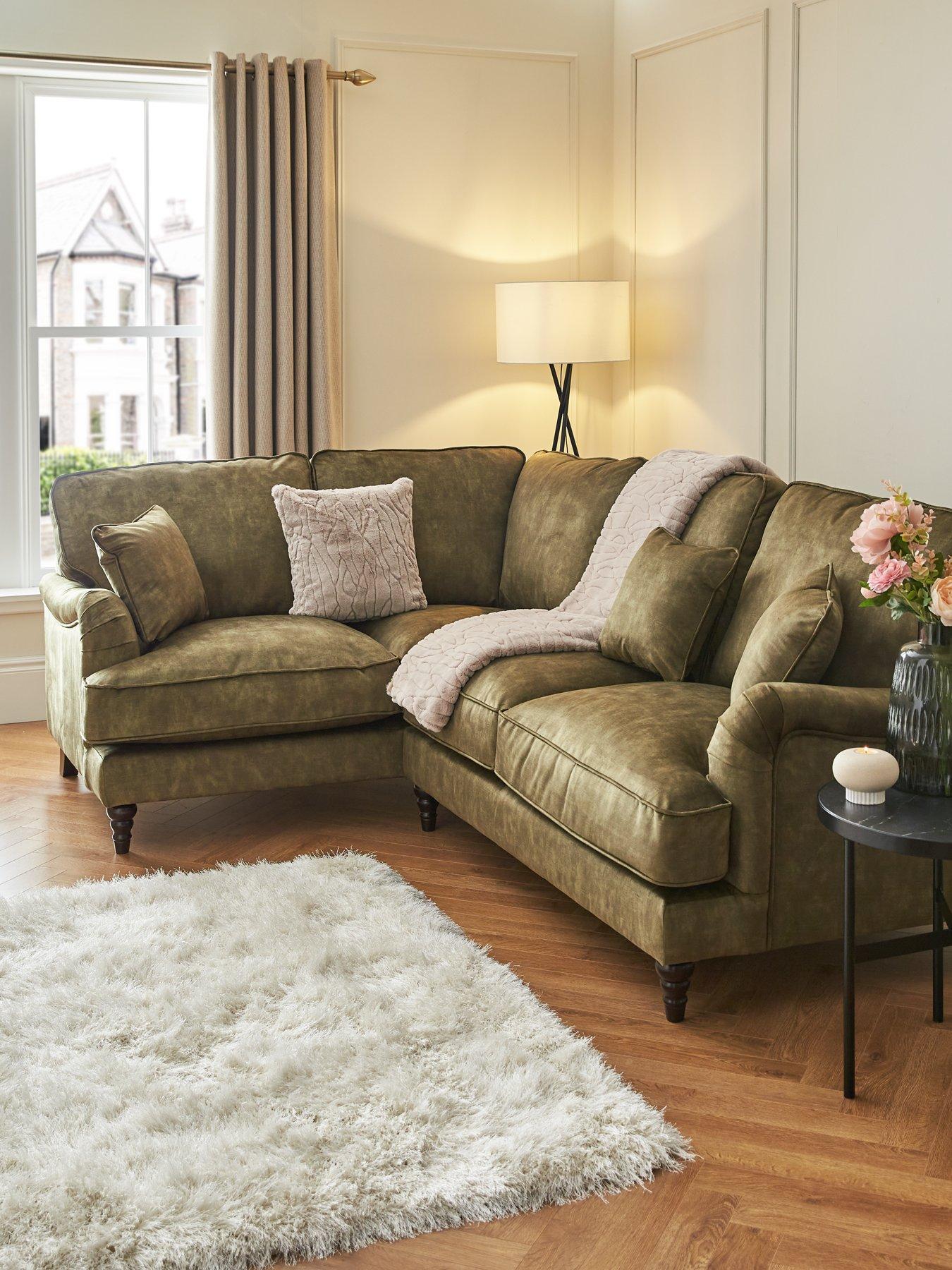 undefined Hariott Left Hand Fabric Corner Chaise