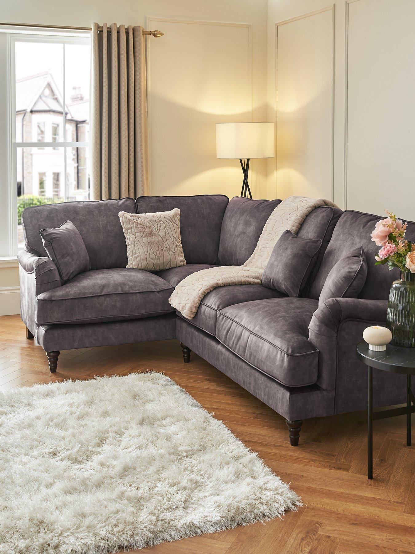 undefined Hariott Left Hand Fabric Corner Chaise