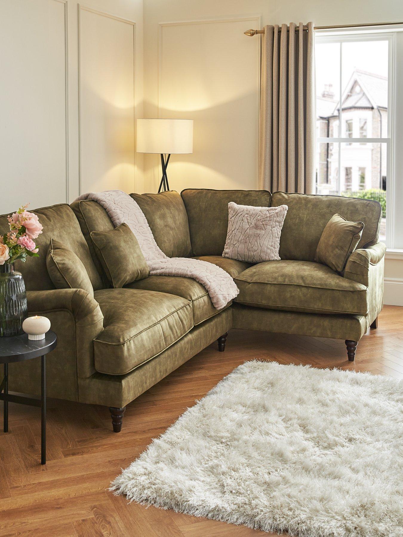 undefined Hariott Right Hand Fabric Corner Chaise Sofa