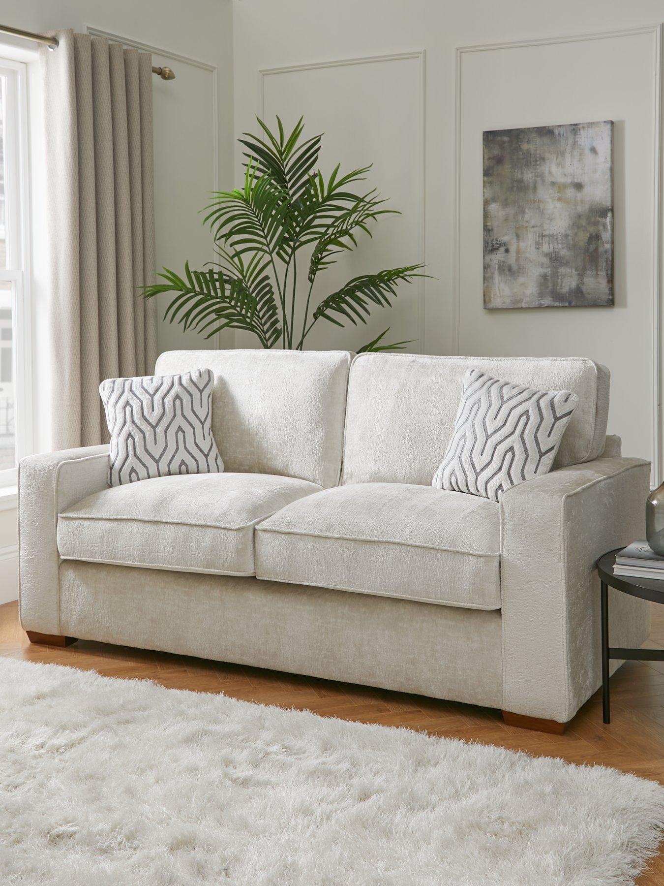 undefined Elsa 3 Seater Fabric Sofa