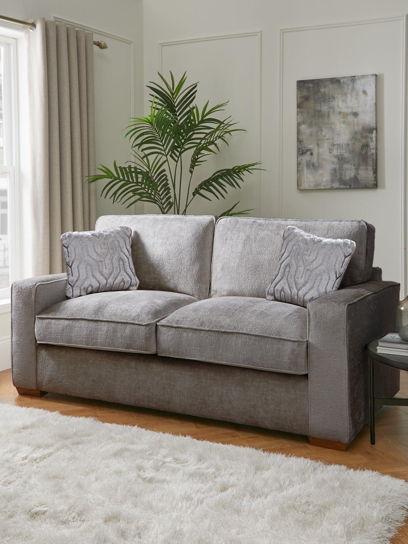 undefined Elsa 3 Seater Fabric Sofa
