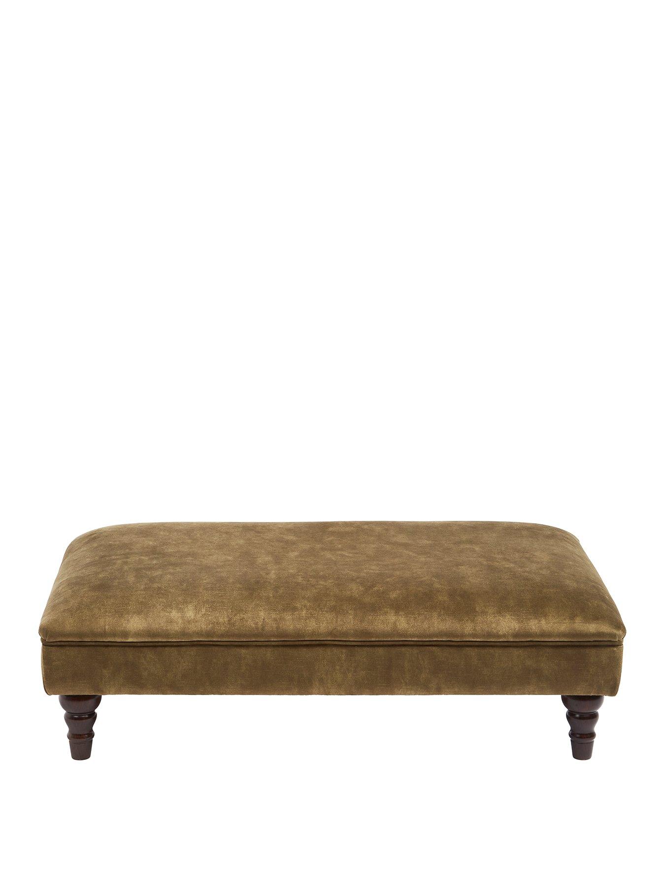 Image 2 of 6 of Very Home Hariott Fabric Footstool