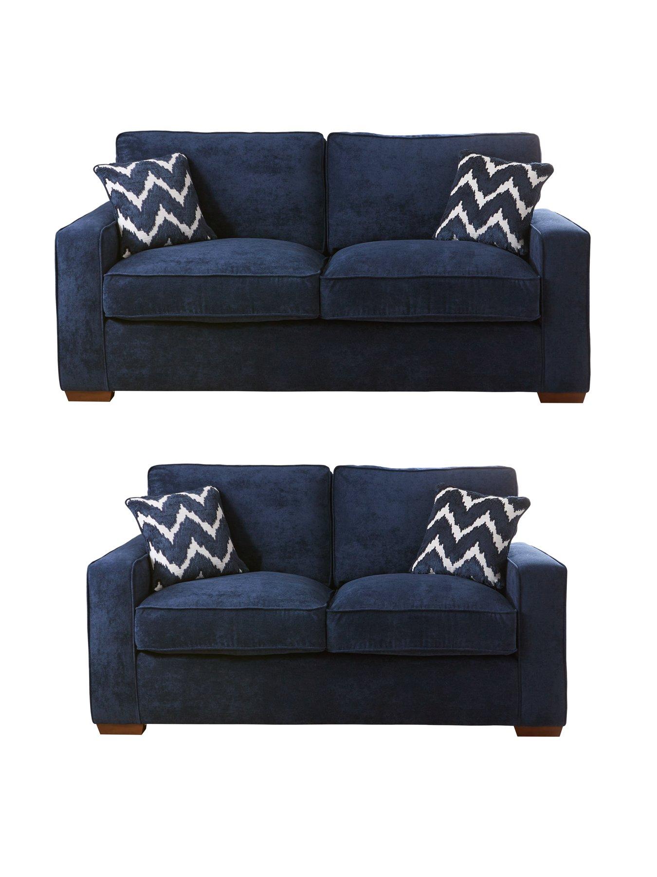 undefined Jenna 3 Seater + 2 Seater Fabric sofas (Buy  &  SAVE!)