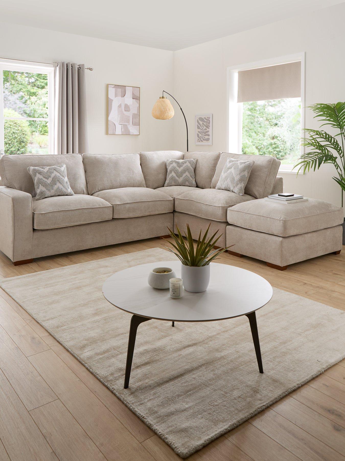 undefined Jenna Right Hand Fabric Corner Chaise