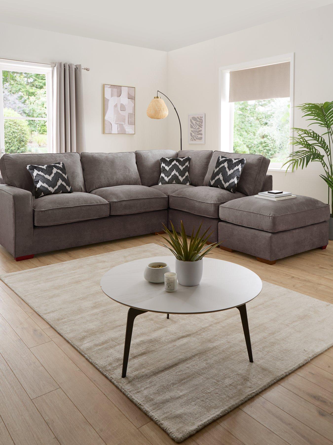 undefined Jenna Right Hand Fabric Corner Chaise