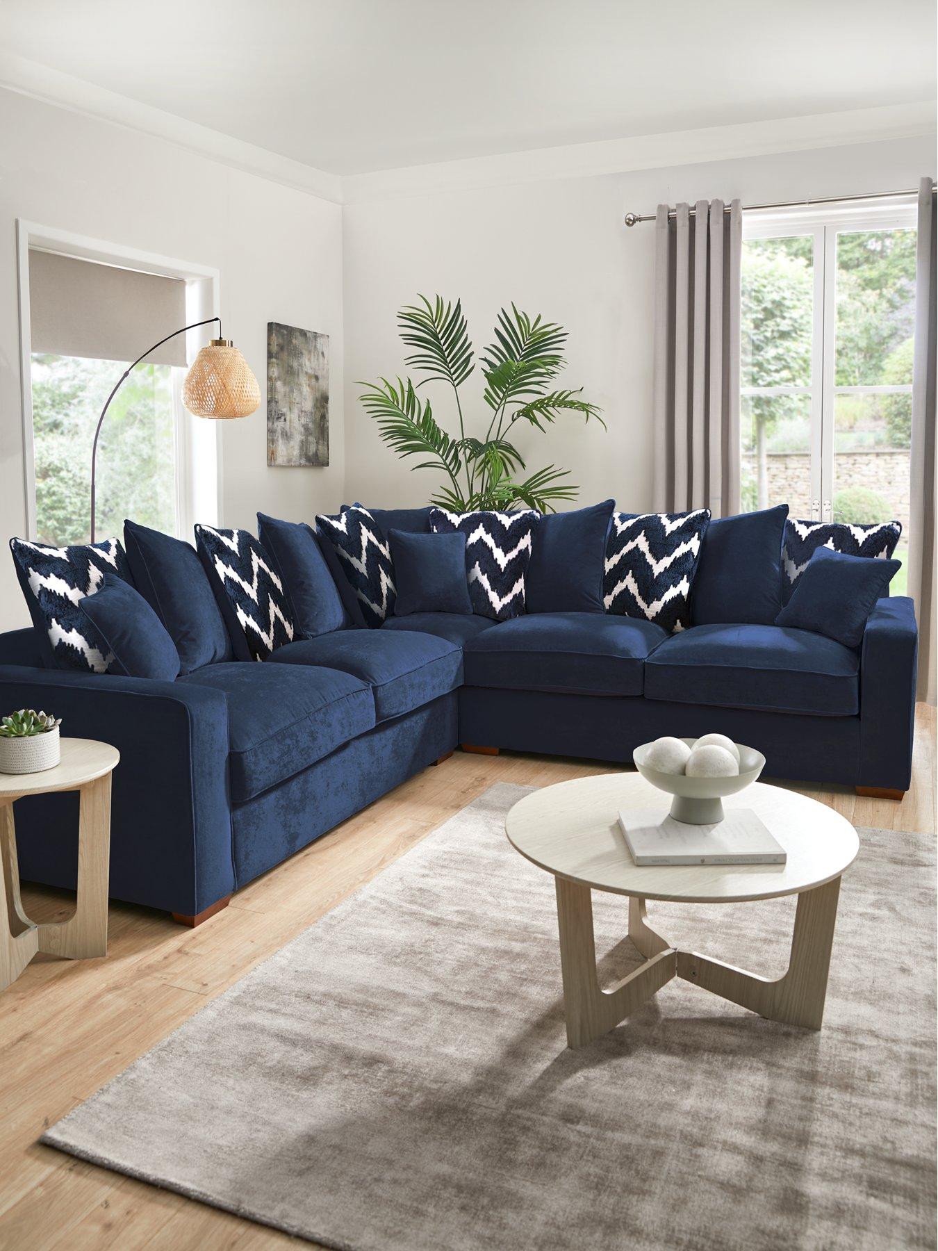 undefined Jenna Fabric Corner Scatter Group Sofa