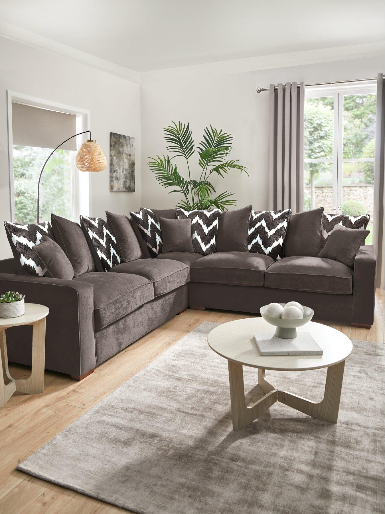 undefined Jenna Fabric Corner Scatter Group Sofa