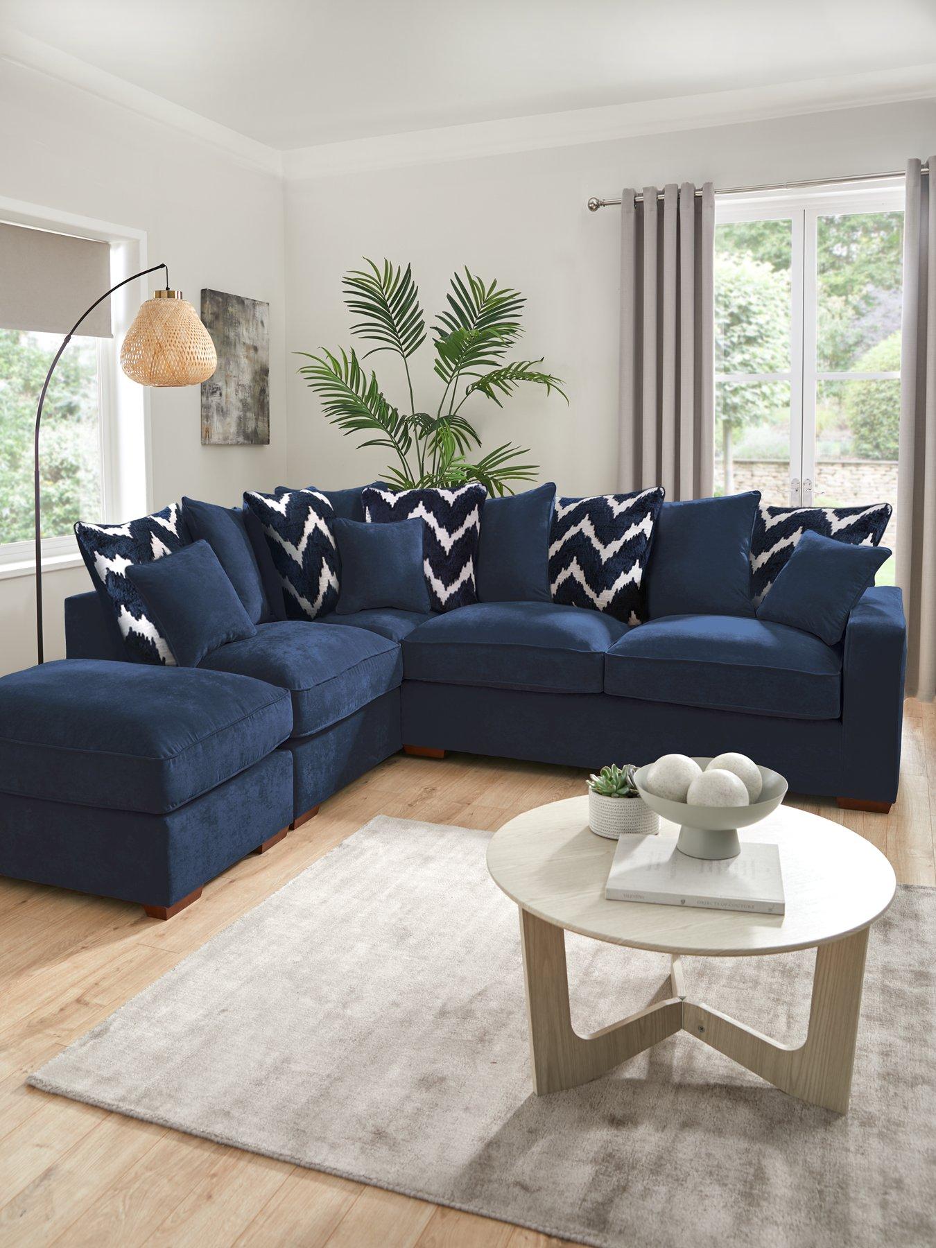 undefined Jenna Left Hand Scatter Corner Chaise Sofa
