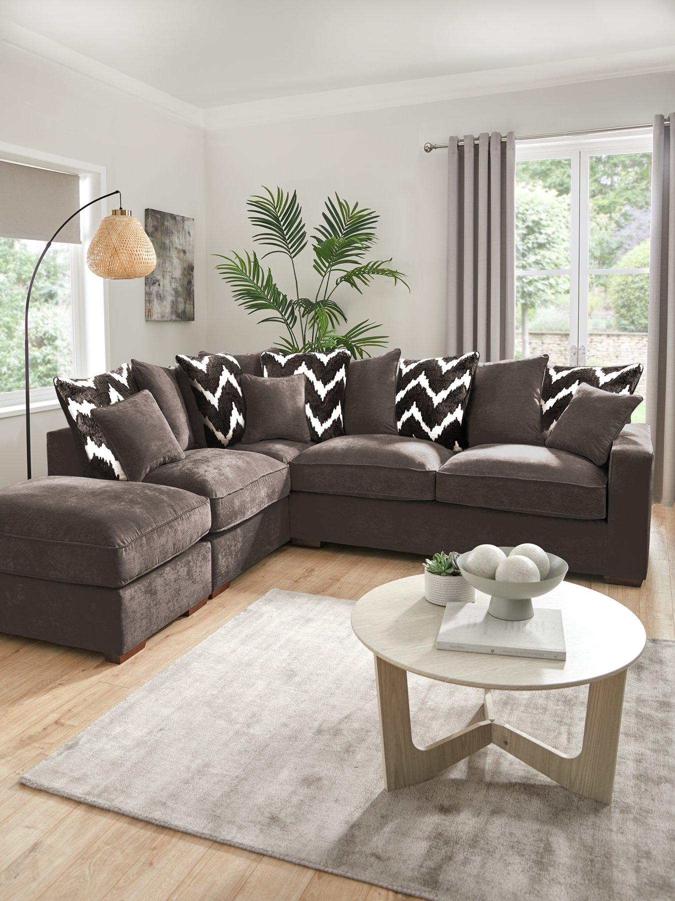 undefined Jenna Left Hand Scatter Corner Chaise Sofa